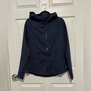 Spyder Active Navy Blue Full Zip Hoodie size Large